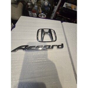 08-12 Honda Accord SEDAN Rear Emblem Back Trunk Chrome Badge Symbol Genuine OEM